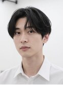 ツイストパーマフェザーパーマスパイキーショートセンター分け