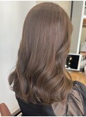 ベージュカラー/ブラウンカラー/ミディアム/髪質改善