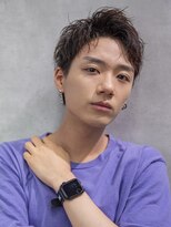 シティ(CITY)&nbsp;小久保styleフェザーパーマフェザーショートグレーエンドカラー