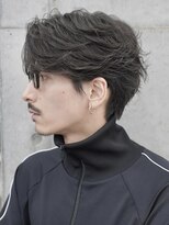フェザーパーマ毛流れセンターパートニュアンスパーマ原宿