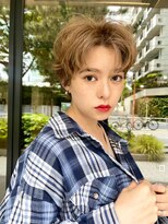 ギークス(GEEKS)&nbsp;【GEEKS渋谷】ハイトーンベージュ/秋ショート/レイヤー/マッシュ