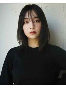 エインアンリー 明治神宮前(AIN.ANLY.) ミディアム、毛先パーマ、ニュアンスパーマ