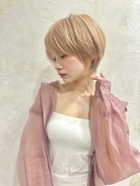アグ ヘアー ネスト 茨木店(Agu hair nest)&nbsp;大人可愛い20代30代40代丸み小顔ショートボブマッシュ