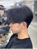 men's/メンズ/ニュアンスパーマ/黒染め/韓国/ブルーブラック