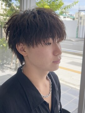 ニコ トウキョウ ロジック(nico TOKYO Logic) メンズマッシュツーブロックシースルーマッシュマッシュウルフ