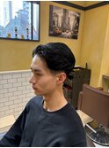 men'sメンズ眉カットパーマニュアンスパーマ