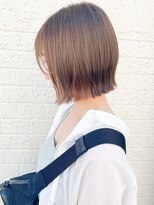 モリオ フロム ロンドン 成増店&nbsp;【morio成増/玉井】ボブ　ベージュ　インナーカラー　オレンジ