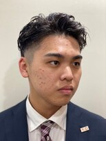 グレイスフルバーバー 赤坂見附店 アップバングツーブロック
