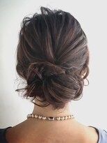 エヌドット 高井田(n.)&nbsp;ルーズシニヨン×パーティーヘアセット