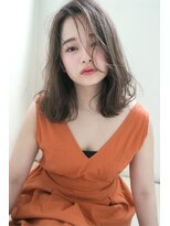 アフロディーテ ヘアーアンドトリートメント 京橋店(afrodite hair&treatment)&nbsp;【afrodite 京橋】肩はねフェミニンミディ