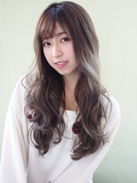 ヘアアンドメイク シークネクスト(HAIR&MAKE SeeK NEXT)&nbsp;【SeeK NEXT】グラデーション シアーグレージュグラマラスロング