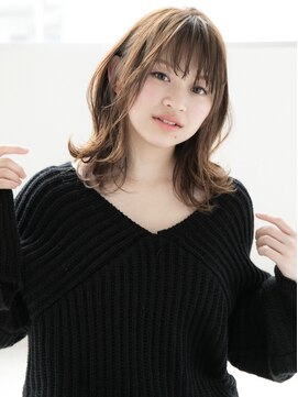 ラノバイヘアー(Lano by HAIR) 【Lano by HAIR】関亜梨佐 黒髪暗髪アッシュ小顔ミディアム