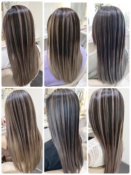 アッシュ 大宮店(Ash) 髪質改善バレイヤージュ　ロングver