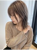【ボブレイヤー】ゴールドベージュ マロンベージュ