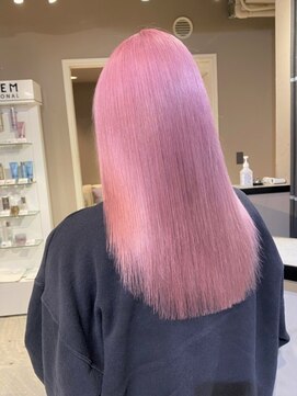 ベレーザシェルト(Beleza scelto) 18ベイビーピンクニュアンスカラーヘルシースタイル韓国ヘア