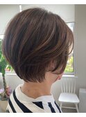 大人おしゃれショートボブ