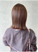 【obje't ciel】くびれボブ×ショコラブラウン【暮石 唯】