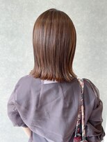 オブジェ シエル(obje't ciel)&nbsp;【obje't ciel】くびれボブ×ショコラブラウン【暮石 唯】