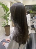 艶感前髪ワンカールサイドバングくびれ丸みヘア美髪大人美人