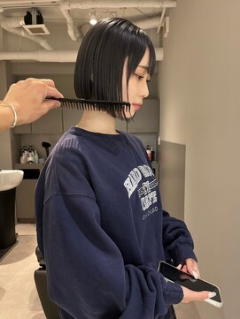 シーンヨコハマ 横浜店(SCENE yokohama) ミニボブ/ダークグレー