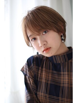 アッシュ 池袋店(Ash) 10代20代30代『耳掛けショートボブ』　＃池袋駅