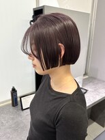 ルイス 喜連瓜破(Luis)&nbsp;ラベンダーグレージュ×ミニボブ