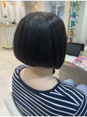 王道　前下がりグラデーションボブ
