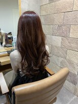 スーリール 姪浜店(Sourire)&nbsp;大人かわいいオレンジブラウン【sourire 神田】