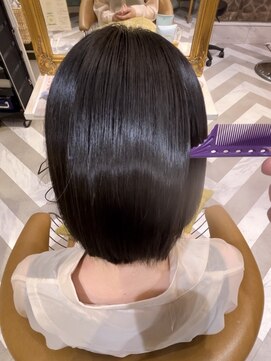 ロンドアベニール 北千住(Lond avenir) ケア縮毛矯正×ボブ☆美髪ボブ/美髪縮毛矯正[北千住]