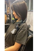 ヘア フラッグ 西葛西店(hair flag)&nbsp;【アクセントブルー】インナーカラー