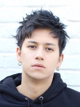 ローウェ バイ フィフス 立川メンズサロン(Louwe by fifth) ビジネスヘアスパイキーショートヘアメンズカットメンズパーマ