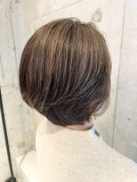 プラスシー(+C)&nbsp;大人のハイライトでクリームベージュ！福岡脱白髪染め