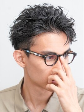 フィフスパーク(fifth PARK) 渋谷スパイキーショートカットビジネスヘア短髪ツイストパーマ