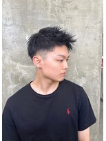 メンズサロン キング 梅田店(Men’s salon K!ng)&nbsp;波巻きツイストスパイラルパーマ/フェザーパーマ/眉毛/メンズ