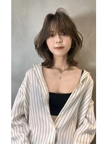 ロンドプロフィール 浦和(Lond profil)&nbsp;くびれ顔まわりレイヤー外ハネ韓国風ヘア