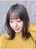 #ミディアム#レイヤー#外ハネ