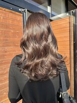 ラフ バイ マグ 南松本(R.A.F. by Mag)&nbsp;ブリーチなしグレージュカラー透明感カラーイルミナカラー