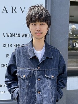 ナービス(NARVIS) メンズカット/フェザーパーママッシュウルフ