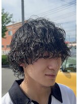 ラテ 高崎(LATTE) 前上がりマッシュウルフスパイラル