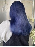 ブルーカラーハイトーン艶髪