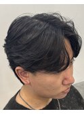 ツイストスパイラルパーマツイストパーマメンズマッシュパーマ