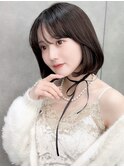 くびれヘア/髪質改善/縮毛矯正/レイヤーカット/韓国/ボブ/銀座