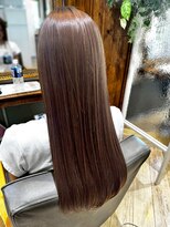 ユーシャンボール(U-CHAMBORD) 極上ツヤ感ストレート【寝屋川/髪質改善/白髪ぼかし】