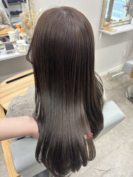 ソア 並木坂(Soa) 韓国ヘア/顔周りカット/レイヤーカット/ベージュ/ロング