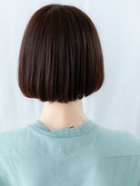 カバーヘア ブリス 上尾西口店(COVER HAIR bliss) モカブラウン丸みボブヘルシースタイル//上尾20代30代40代