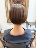 質感再整ショートボブ