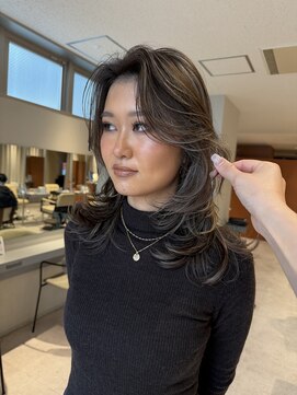 ノラギンザユー(NORA GINZA/U) グレージュハイライト外国人風ハイライト