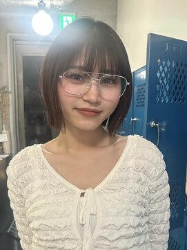 ナループロア ルームー(Nalu pu loa ROOMOO) タッセルカット/タッセルボブ/韓国ボブ/切りっぱなしボブ