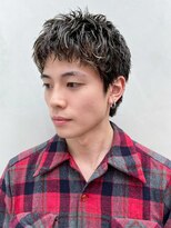 アルバム 銀座(ALBUM GINZA)&nbsp;波巻きツイストスパイラル刈り上げセンターパート_ba578281