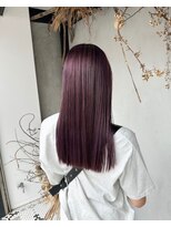 ソーソー(SoSo) ブリーチありラベンダーグレージュ似合わせカット